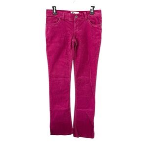 SO Y2K Hot‎ Pink Corduroy Low Rise Pants